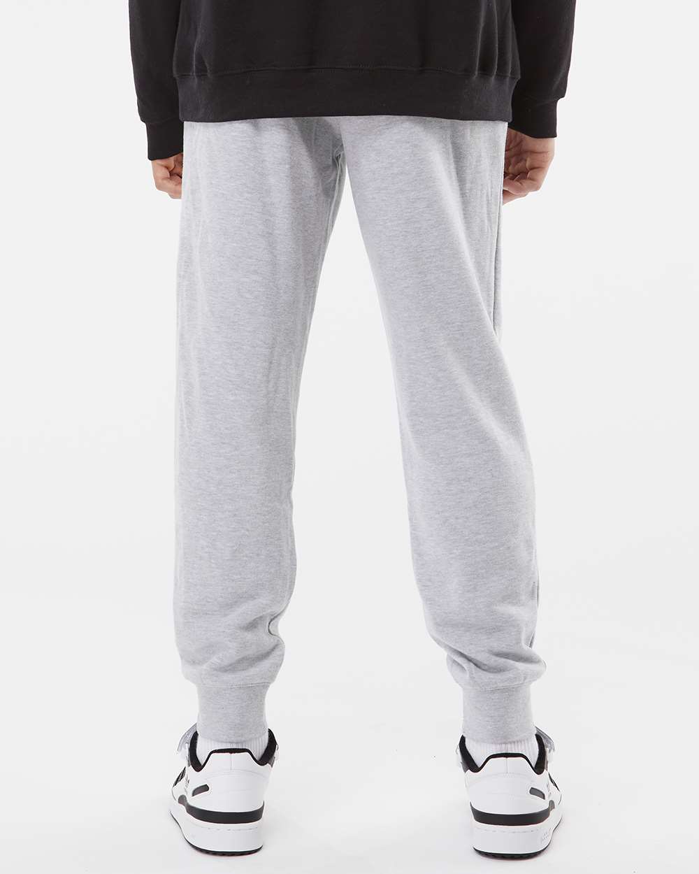 Men's Midweight Fleece Sweatpants - OnModelBack - B01776352 - Grey Heather