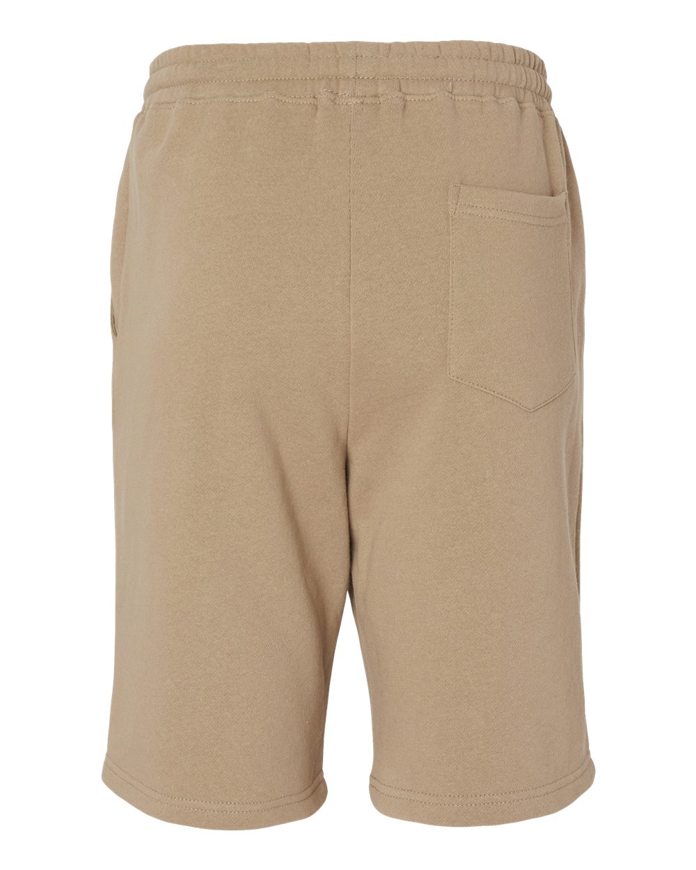 Men's Midweight Fleece Shorts - Back - B01676232 - Sandstone