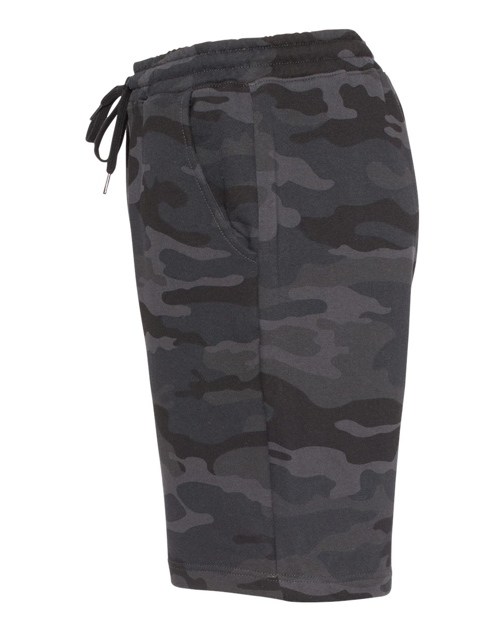Men's Midweight Fleece Shorts - DirectSide - B01676512 - Black Camo