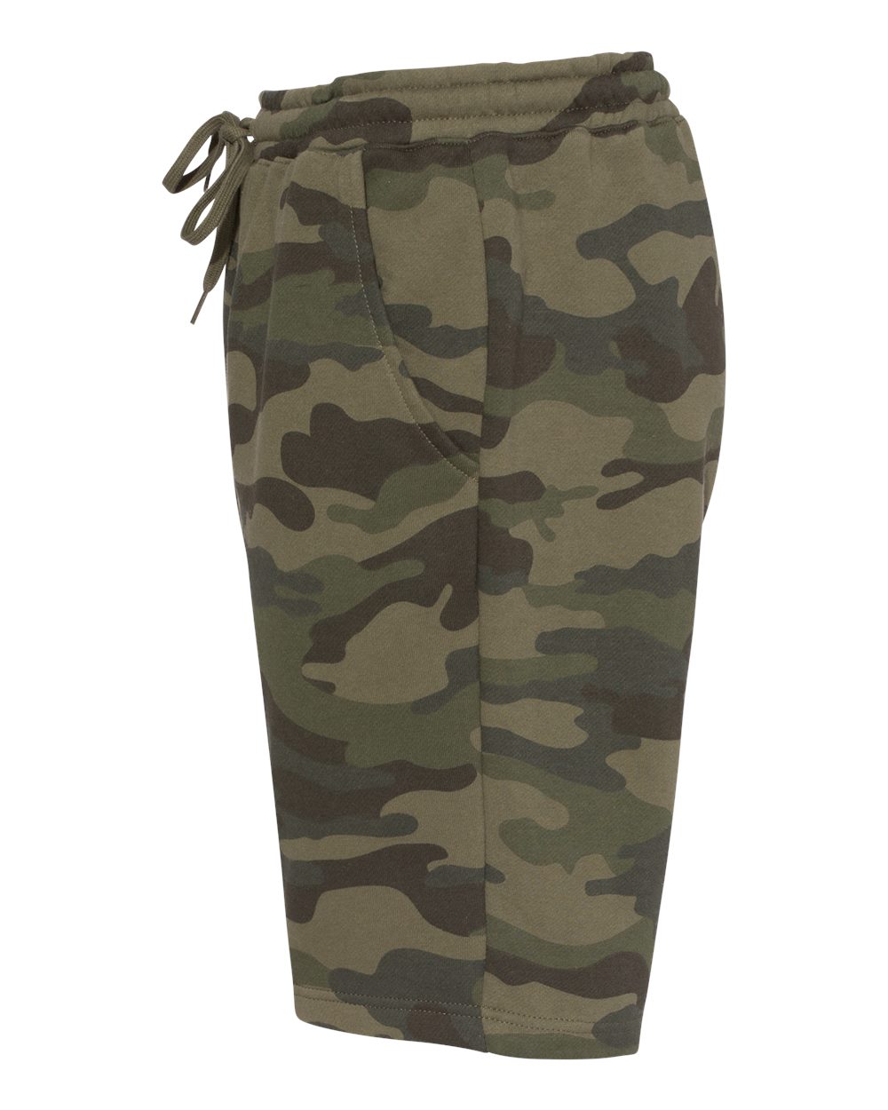 Men's Midweight Fleece Shorts - DirectSide - B01676622 - Forest Camo