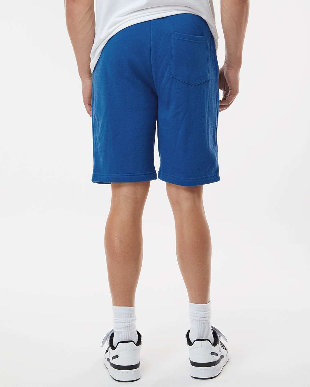 Men's Midweight Fleece Shorts - OnModelBack - B01676752 - Royal