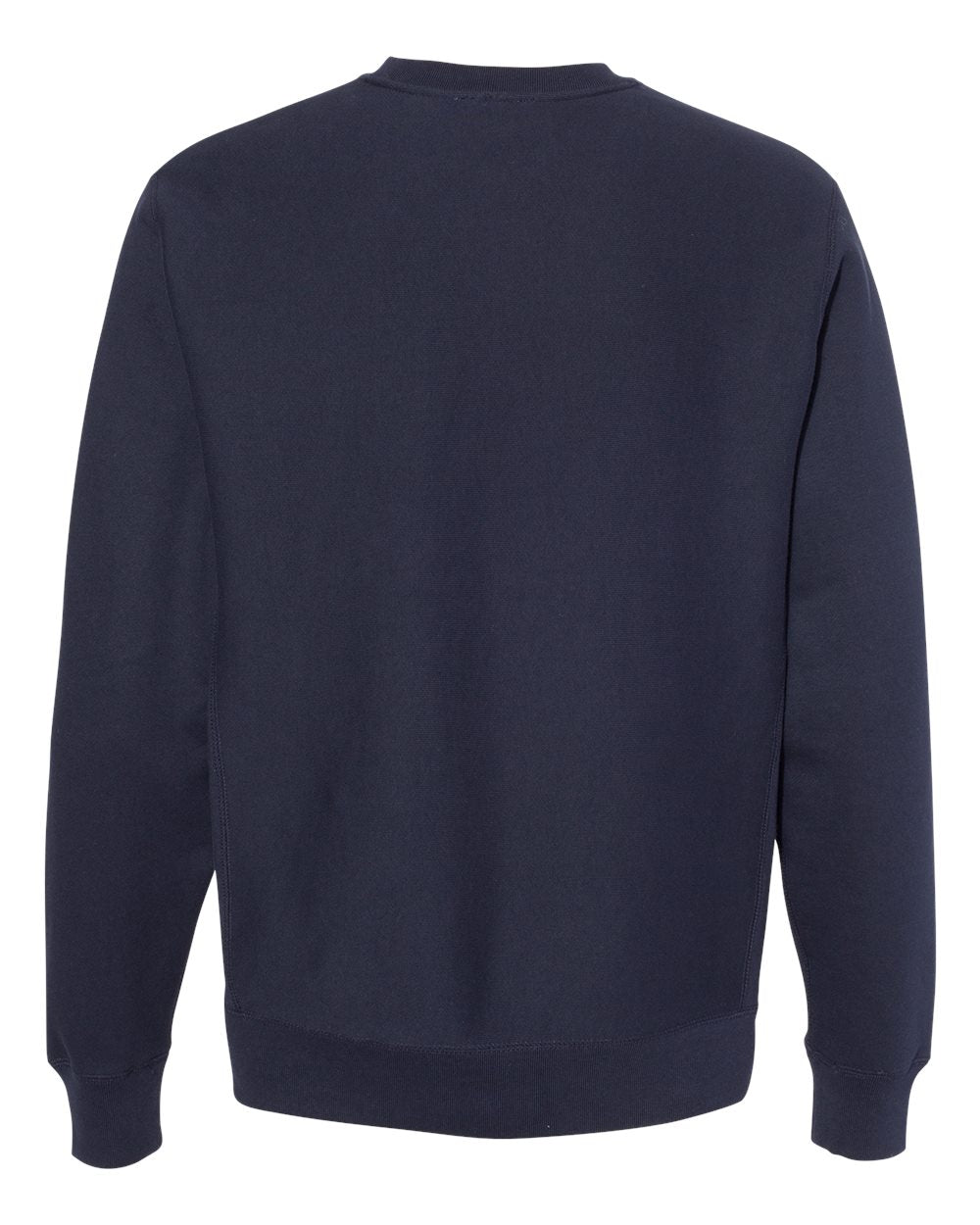 Unisex Legend Premium Heavyweight Cross-Grain Crewneck Sweatshirt - Back - B02776652 - Classic Navy