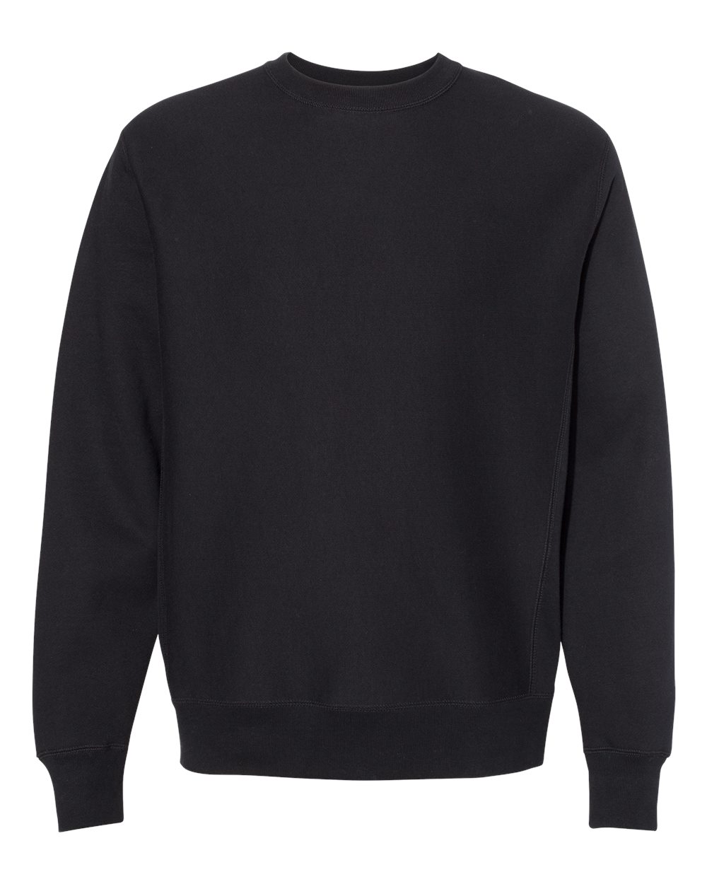 Unisex Legend Premium Heavyweight Cross-Grain Crewneck Sweatshirt - Front - B02776502 - Black