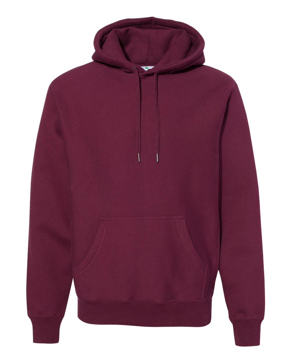 Unisex Legend Premium Heavyweight Cross-Grain Hooded Sweatshirt - Front - B02876532 - Maroon
