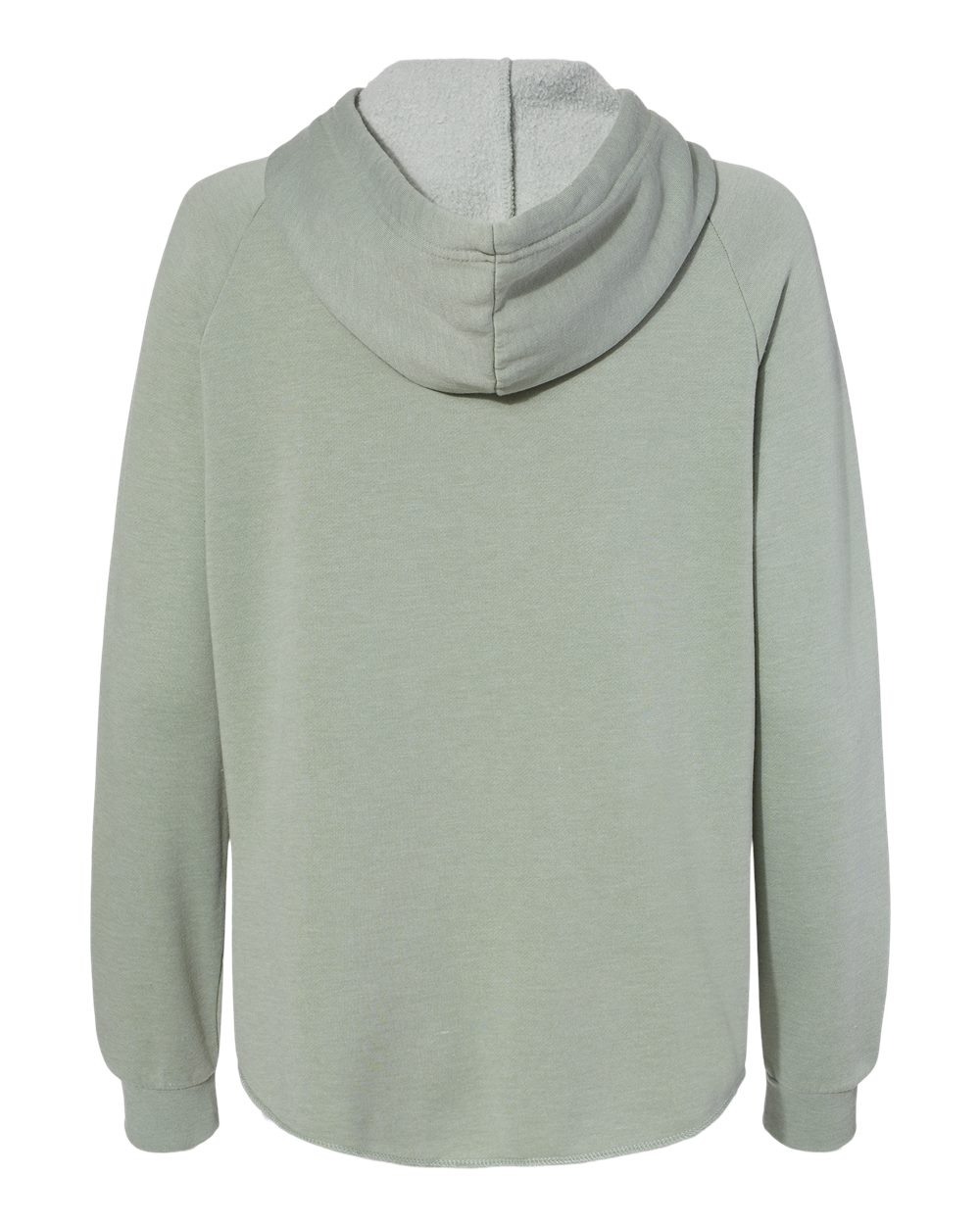 Women's California Wave Wash Full-Zip Hooded Sweatshirt - Back - B03076542 - Sage