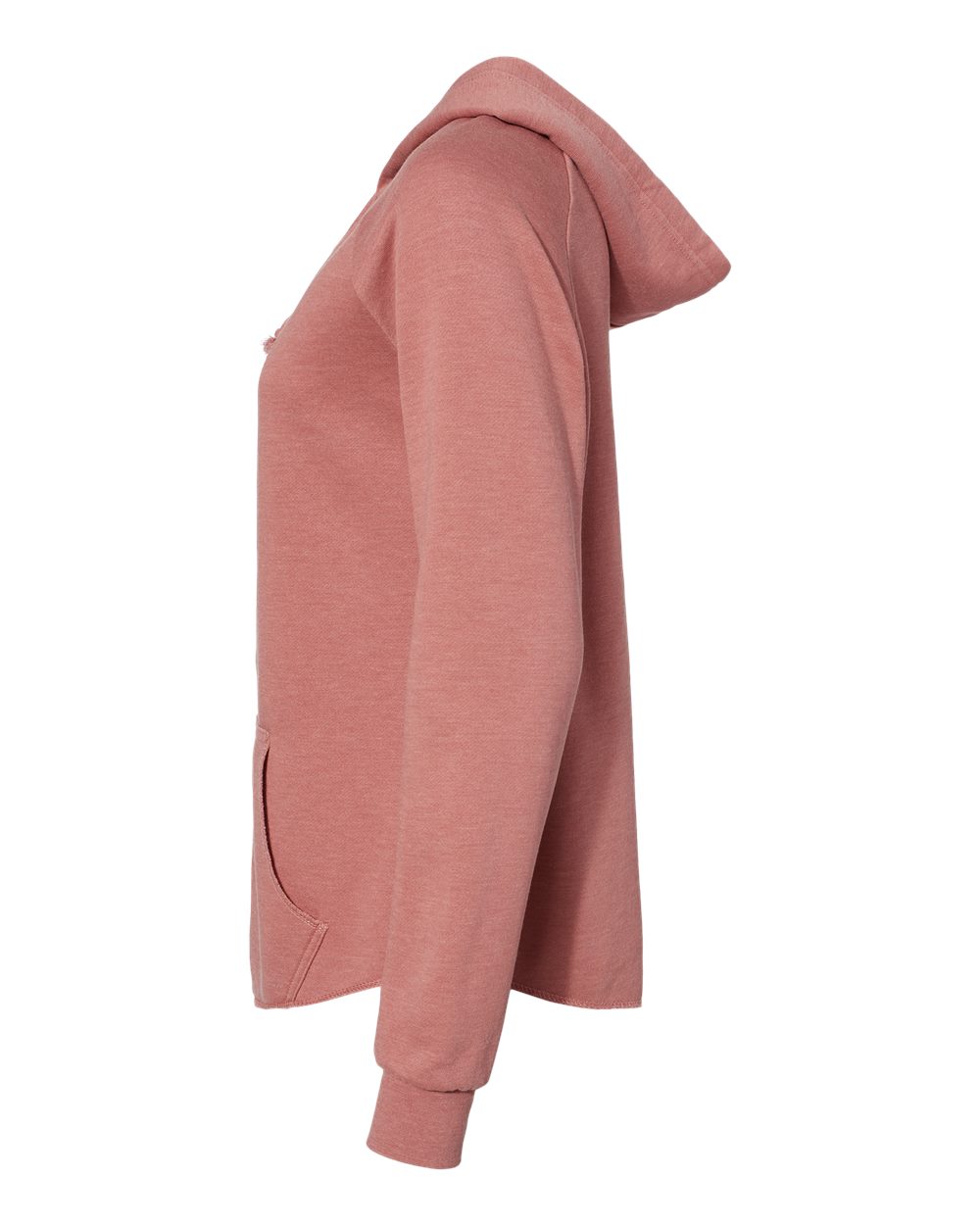 Women's California Wave Wash Full-Zip Hooded Sweatshirt - DirectSide - B03076102 - Dusty Rose