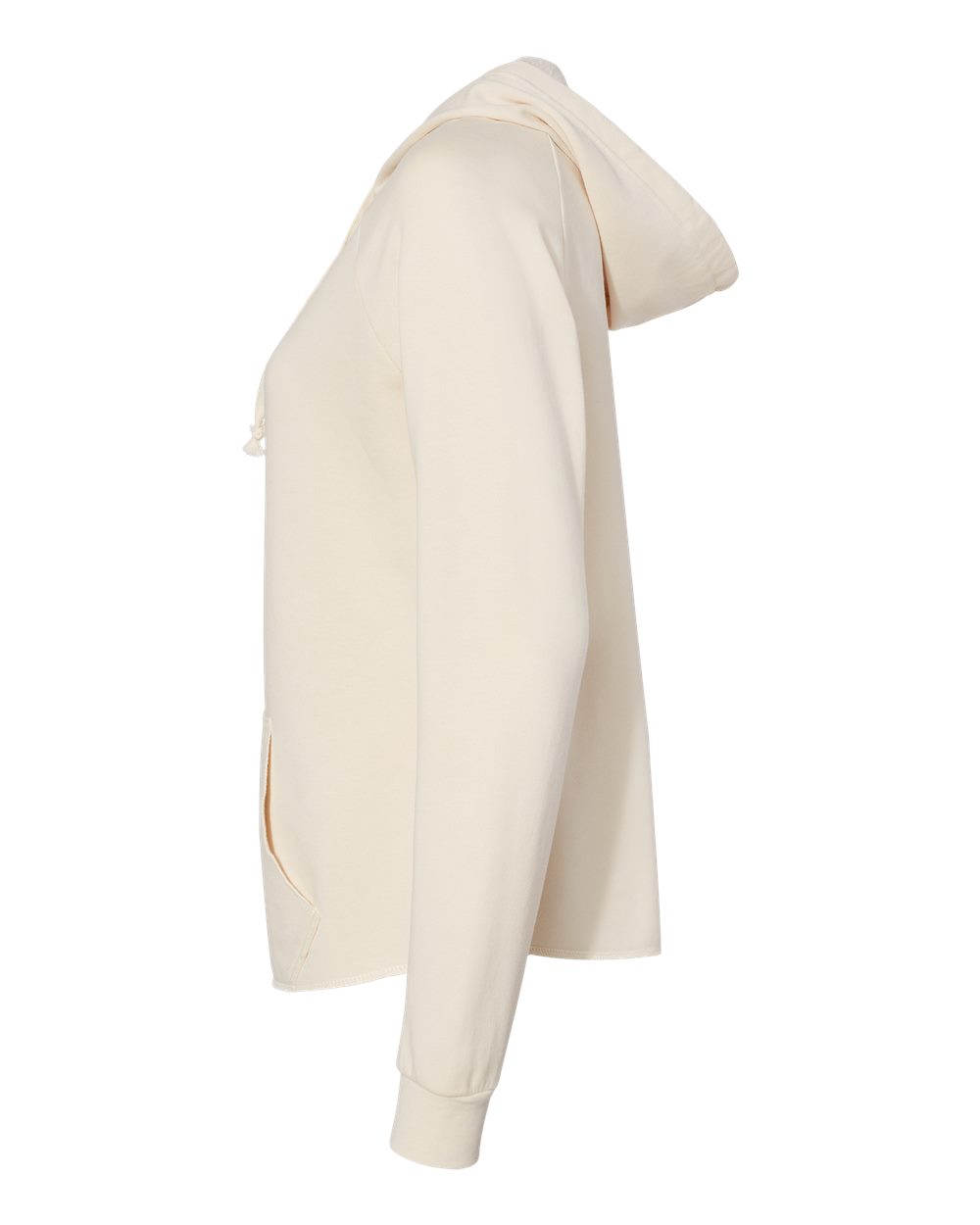 Women's California Wave Wash Full-Zip Hooded Sweatshirt - DirectSide - B03076242 - Bone