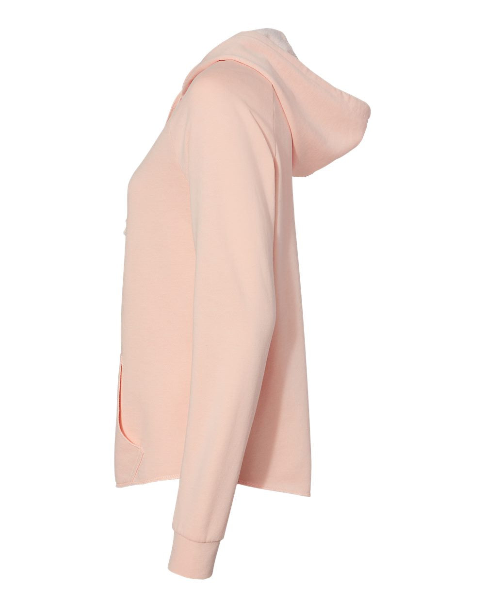 Women's California Wave Wash Full-Zip Hooded Sweatshirt - DirectSide - B03076302 - Blush