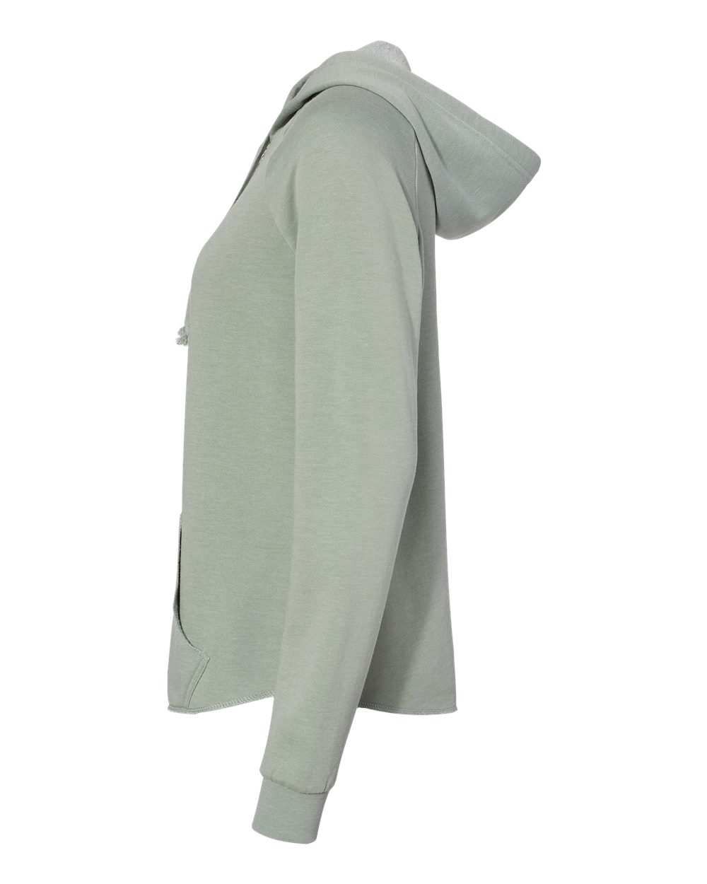 Women's California Wave Wash Full-Zip Hooded Sweatshirt - DirectSide - B03076542 - Sage