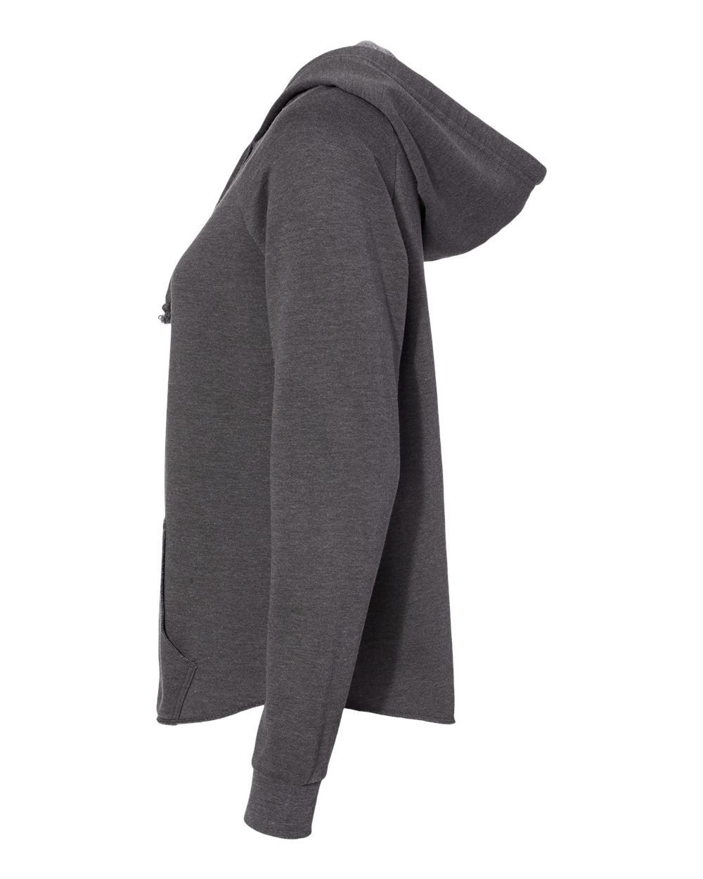 Women's California Wave Wash Full-Zip Hooded Sweatshirt - DirectSide - B03076582 - Shadow