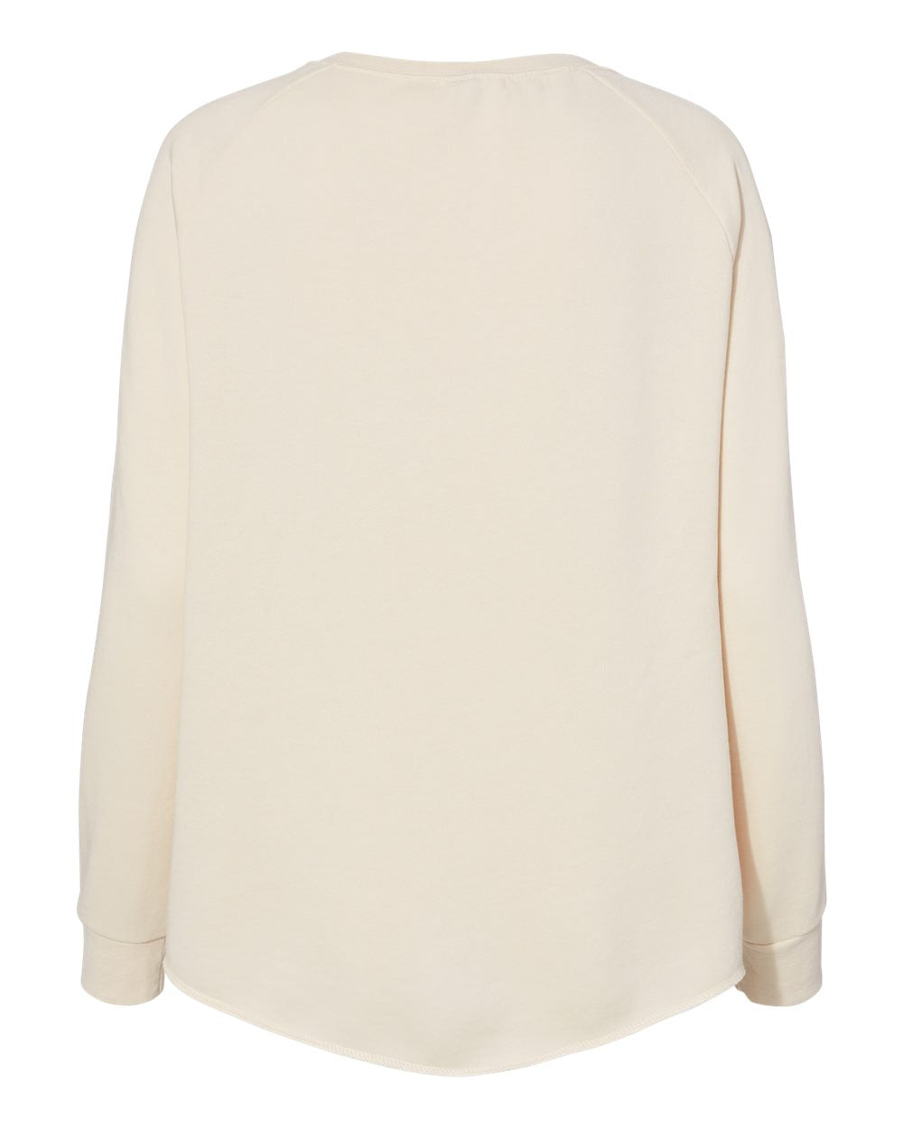 Women's California Wave Wash Crewneck Sweatshirt - Back - B06976242 - Bone
