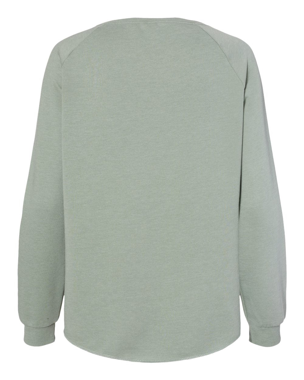 Women's California Wave Wash Crewneck Sweatshirt - Back - B06976542 - Sage