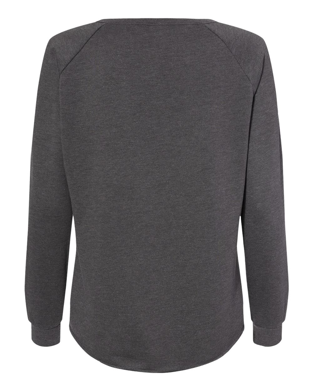Women's California Wave Wash Crewneck Sweatshirt - Back - B06976582 - Shadow