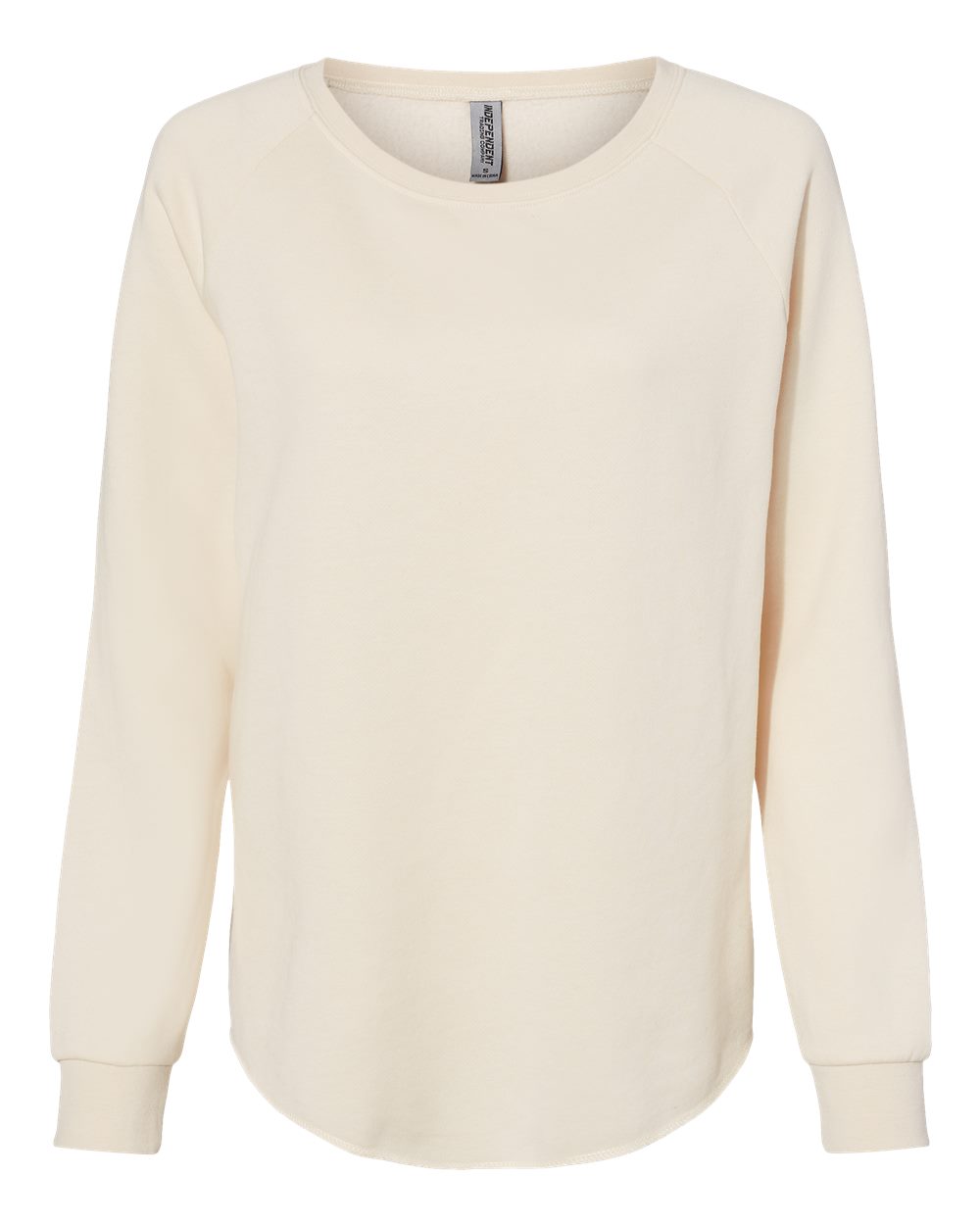 Women's California Wave Wash Crewneck Sweatshirt - Front - B06976242 - Bone