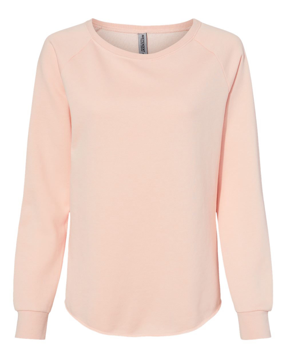 Women's California Wave Wash Crewneck Sweatshirt - Front - B06976302 - Blush