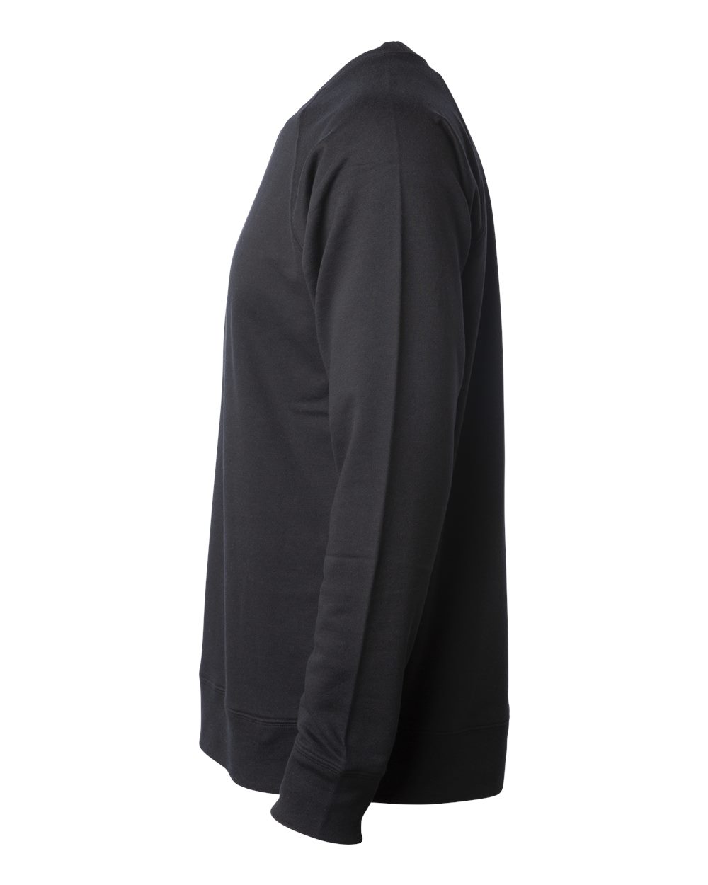Unisex Icon Lightweight Loopback Terry Crewneck Sweatshirt - DirectSide - B11576502 - Black