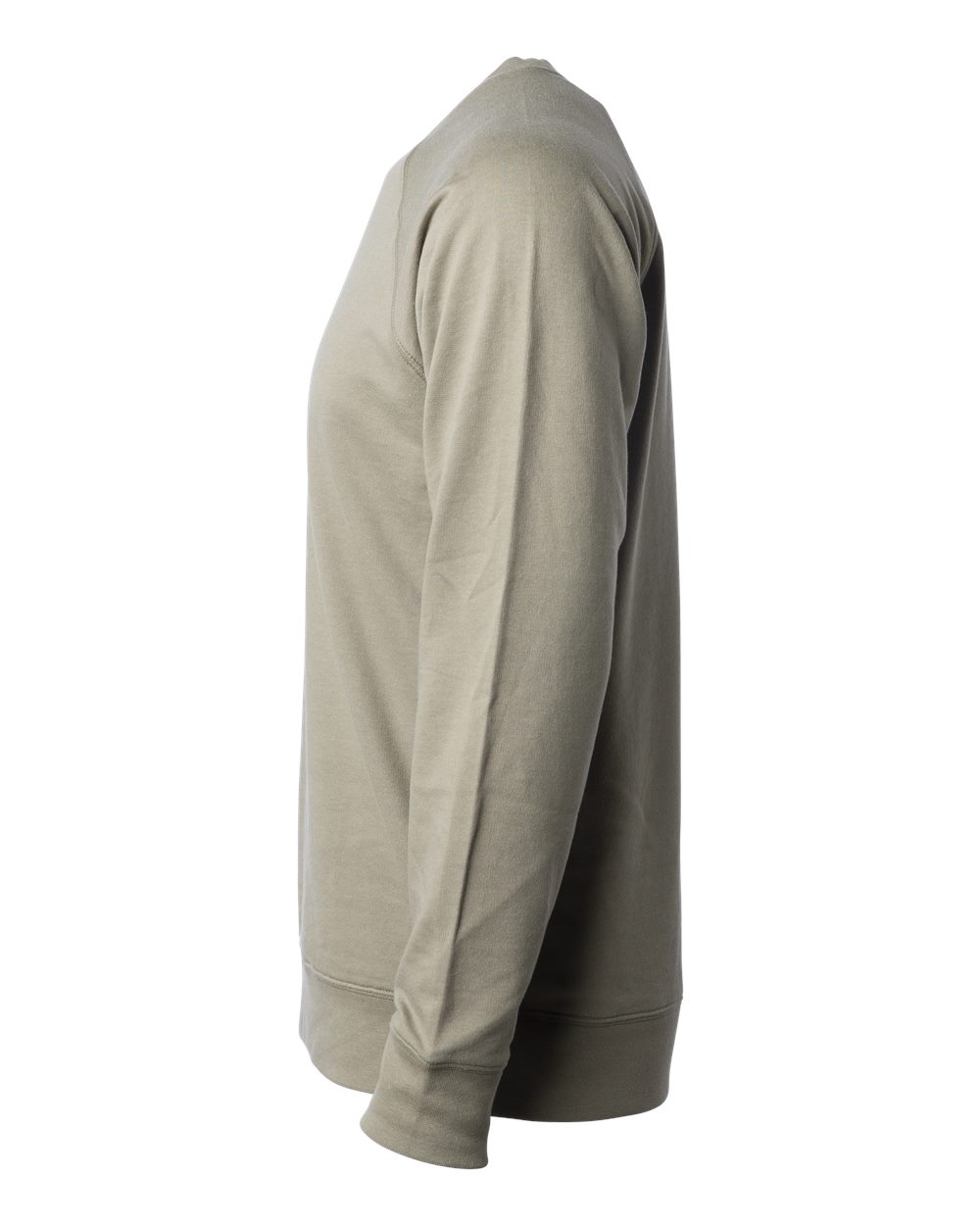 Unisex Icon Lightweight Loopback Terry Crewneck Sweatshirt - DirectSide - B11576642 - Olive