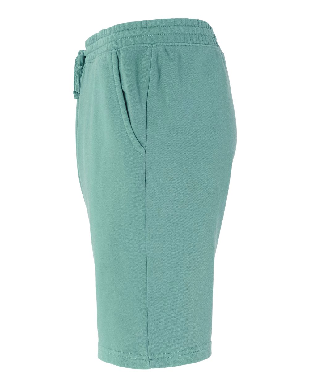 Unisex Pigment-Dyed Fleece Shorts - DirectSide - B02676192 - Pigment Mint