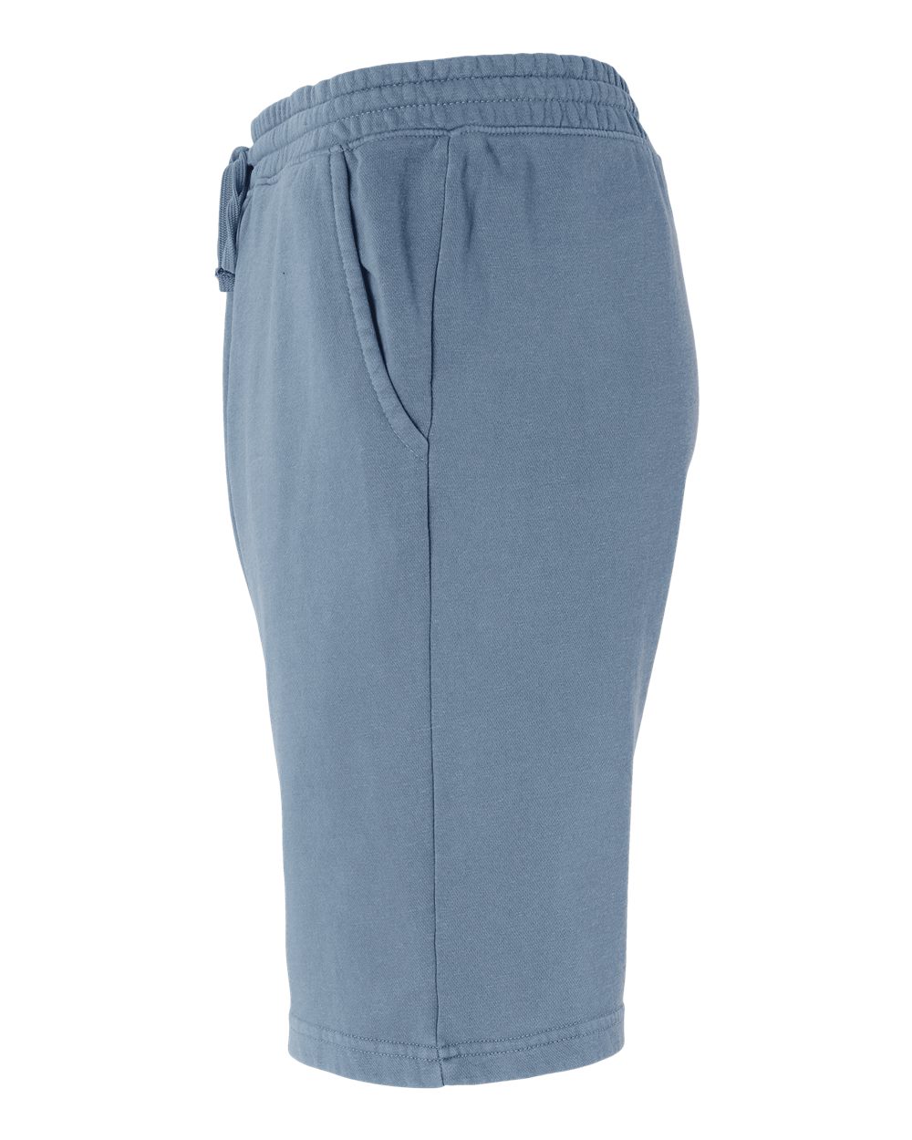 Unisex Pigment-Dyed Fleece Shorts - DirectSide - B02676653 - Pigment Slate Blue