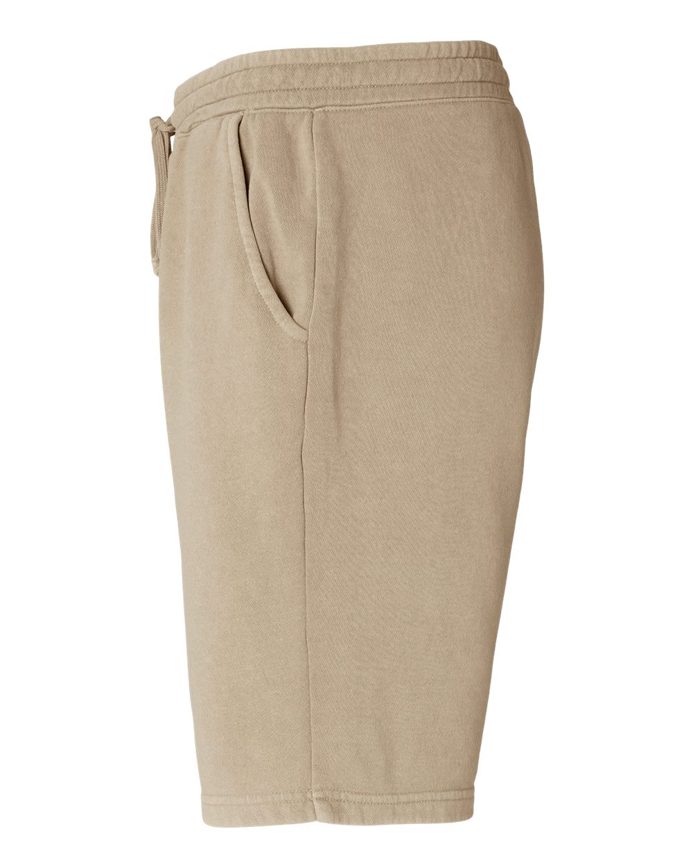 Unisex Pigment-Dyed Fleece Shorts - DirectSide - B02676732 - Pigment Sandstone
