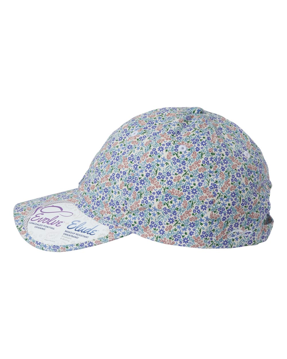 Women's Garment-Washed Fashion Print Cap - DirectSide - B97795300 - Light Pink/ Floral