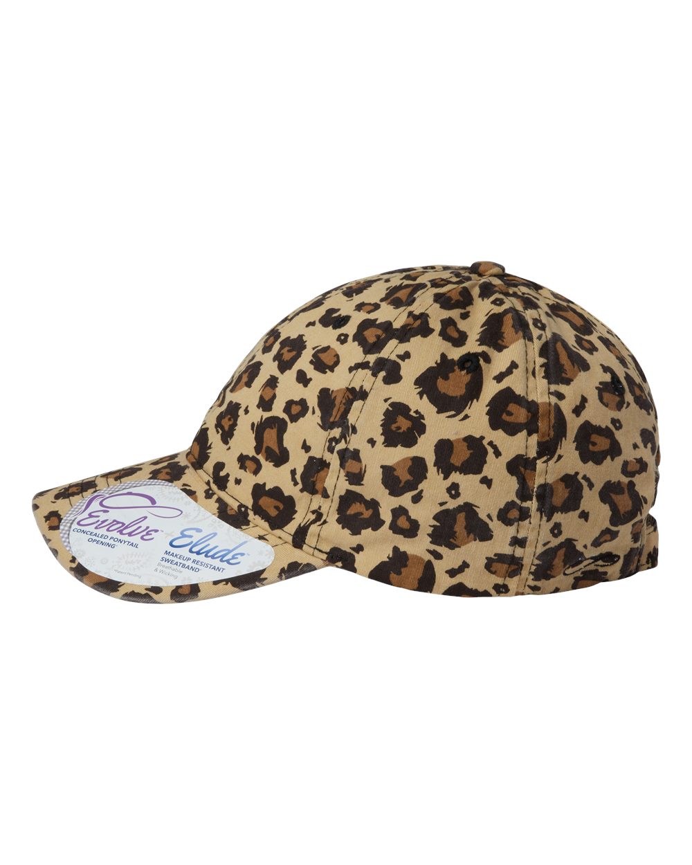 Women's Garment-Washed Fashion Print Cap - DirectSide - B97795600 - Leopard