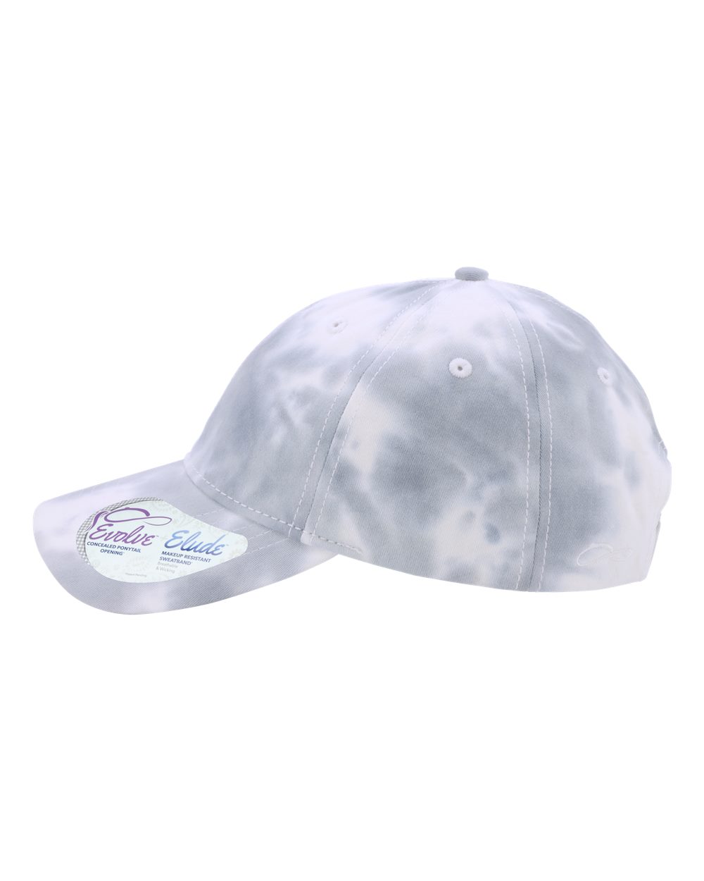 Women's Garment-Washed Fashion Print Cap - DirectSide - B97795940 - Tie-Dye Slate Blue