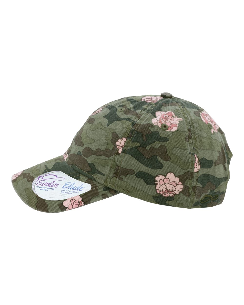 Women's Garment-Washed Fashion Print Cap - DirectSide - B97795970 - Floral Camo