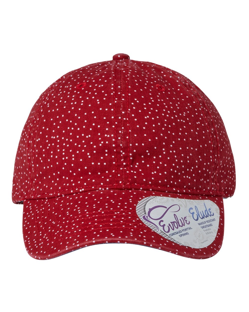 Women's Garment-Washed Fashion Print Cap - styleImage