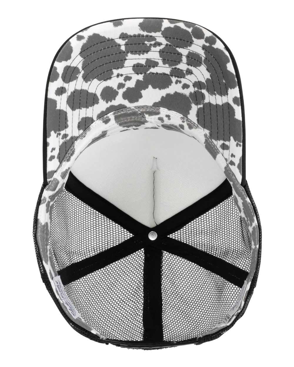 Women's Foam Trucker Cap - Side - B22395650 - Slate/ Black/ Black/ Cow