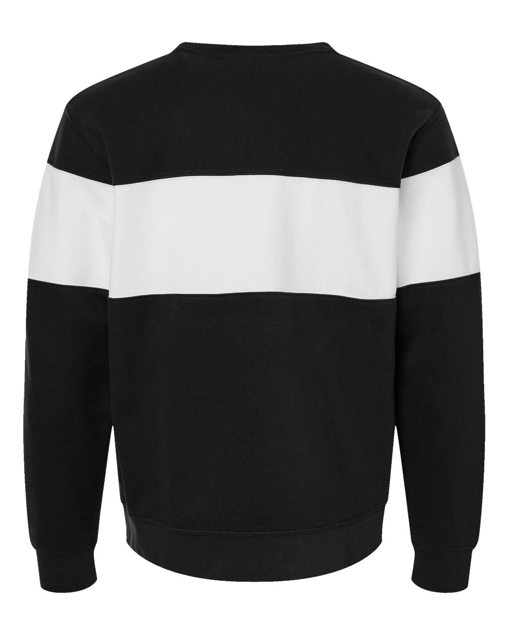 Unisex Varsity Fleece Crewneck Sweatshirt - Back - B12228502 - Black