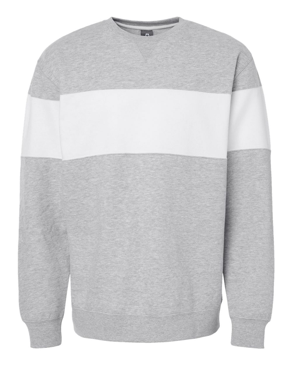 Unisex Varsity Fleece Crewneck Sweatshirt - Front - B12228582 - Oxford
