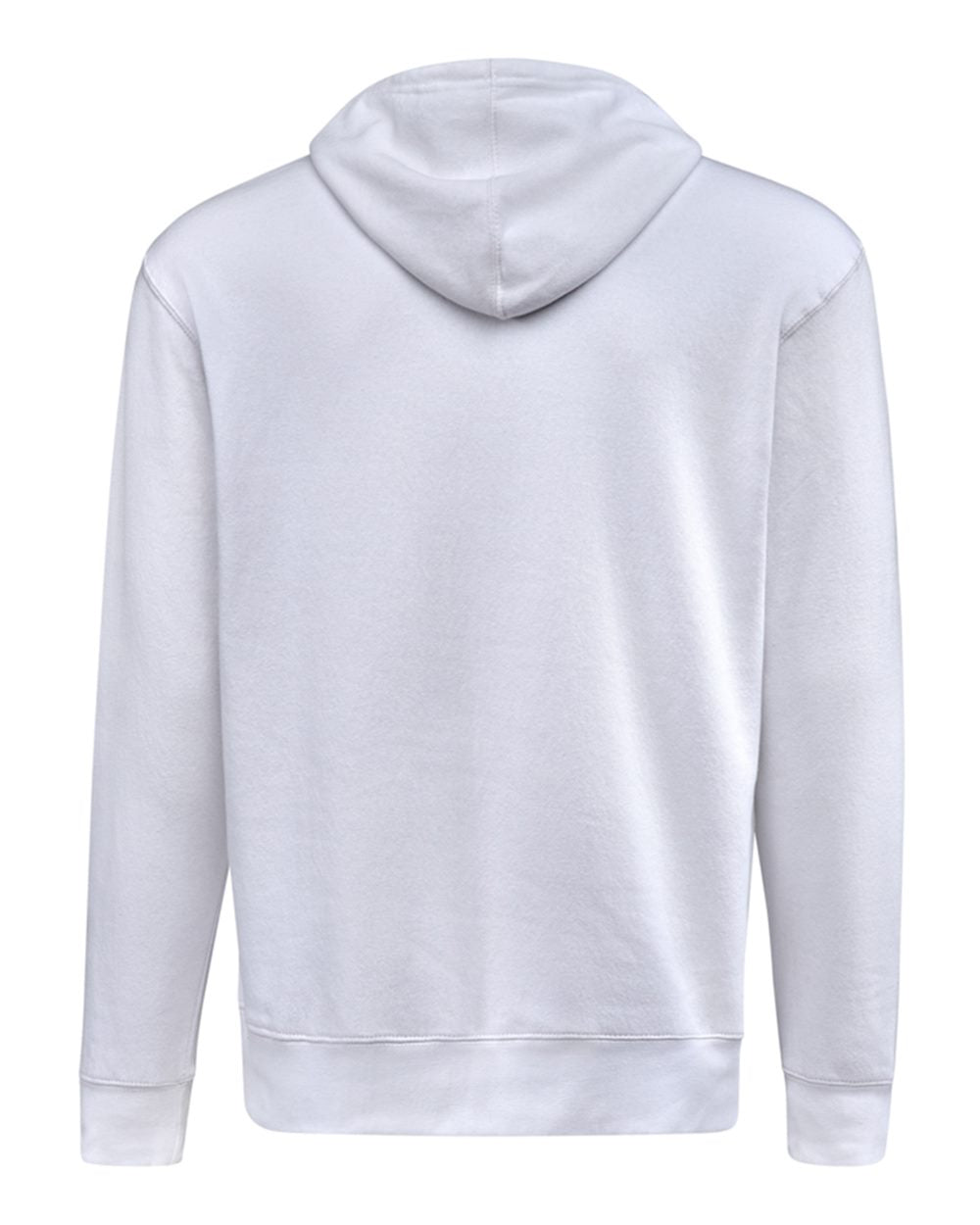 Unisex BTB Fleece Hooded Sweatshirt - Back - B13428003 - White