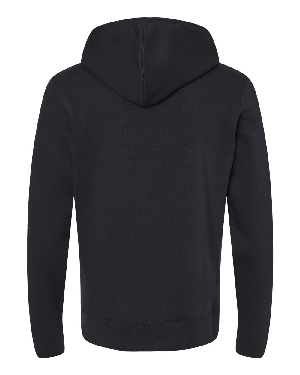 Unisex BTB Fleece Hooded Sweatshirt - Back - B13428503 - Black
