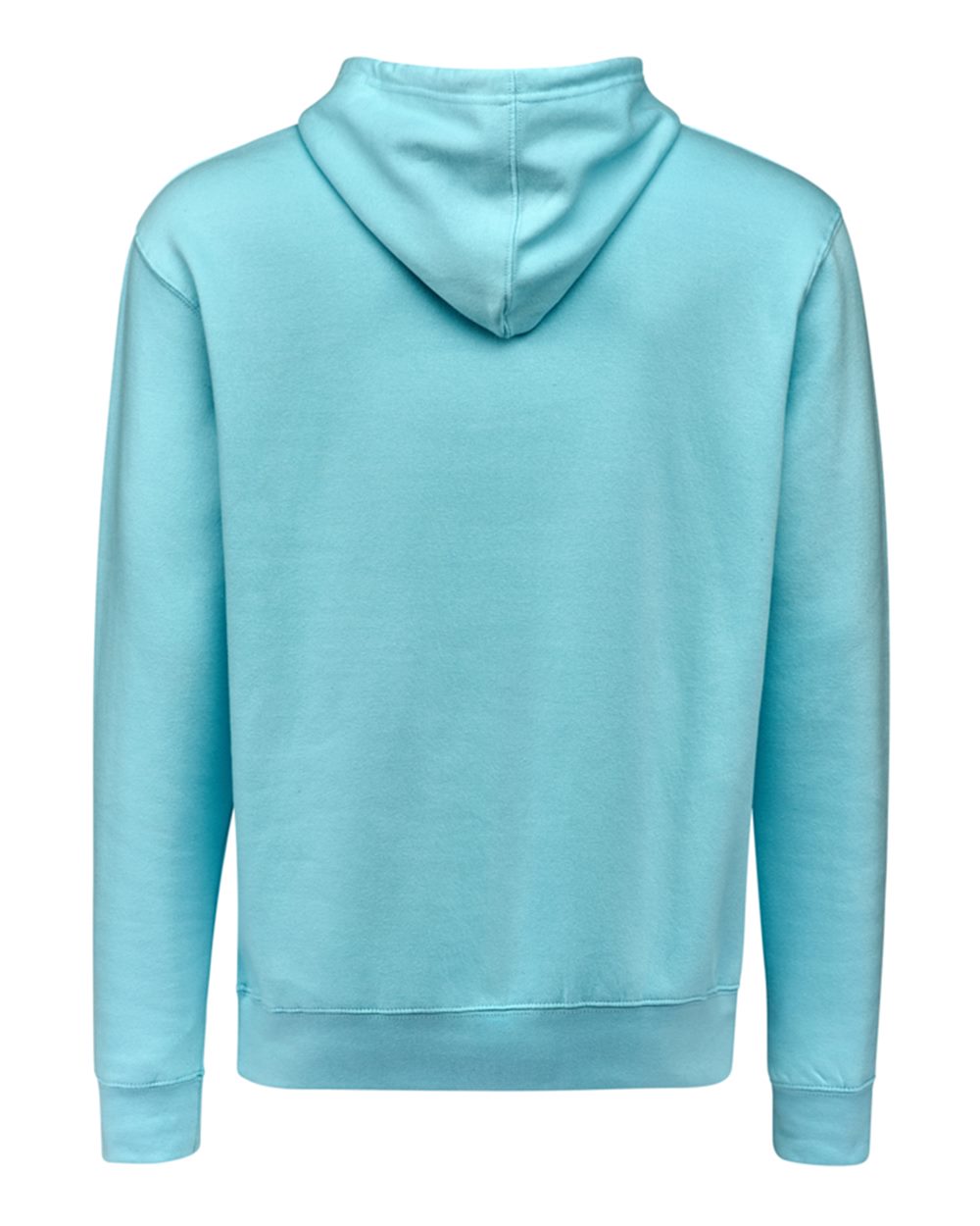 Unisex BTB Fleece Hooded Sweatshirt - Back - B13428633 - Sky