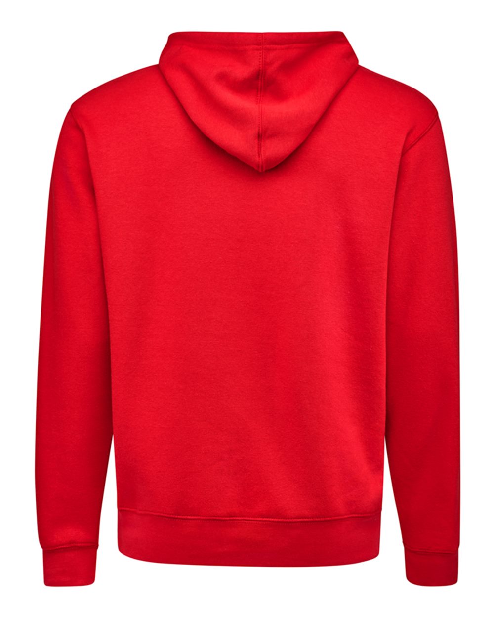 Unisex BTB Fleece Hooded Sweatshirt - Back - B13428703 - Red