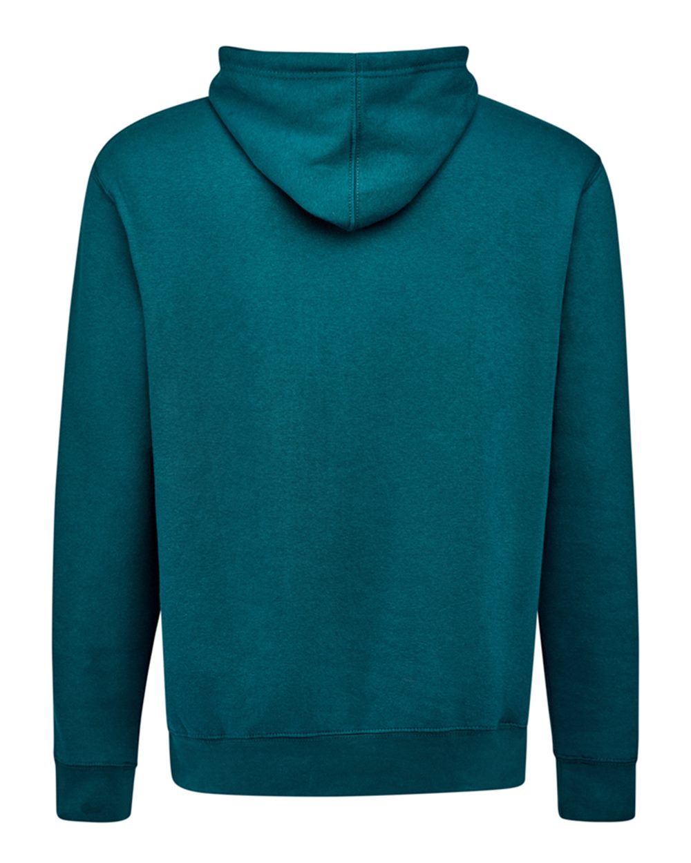 Unisex BTB Fleece Hooded Sweatshirt - Back - B13428783 - Storm