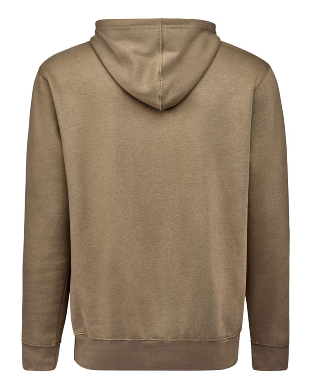 Unisex BTB Fleece Hooded Sweatshirt - Back - B13428873 - Desert