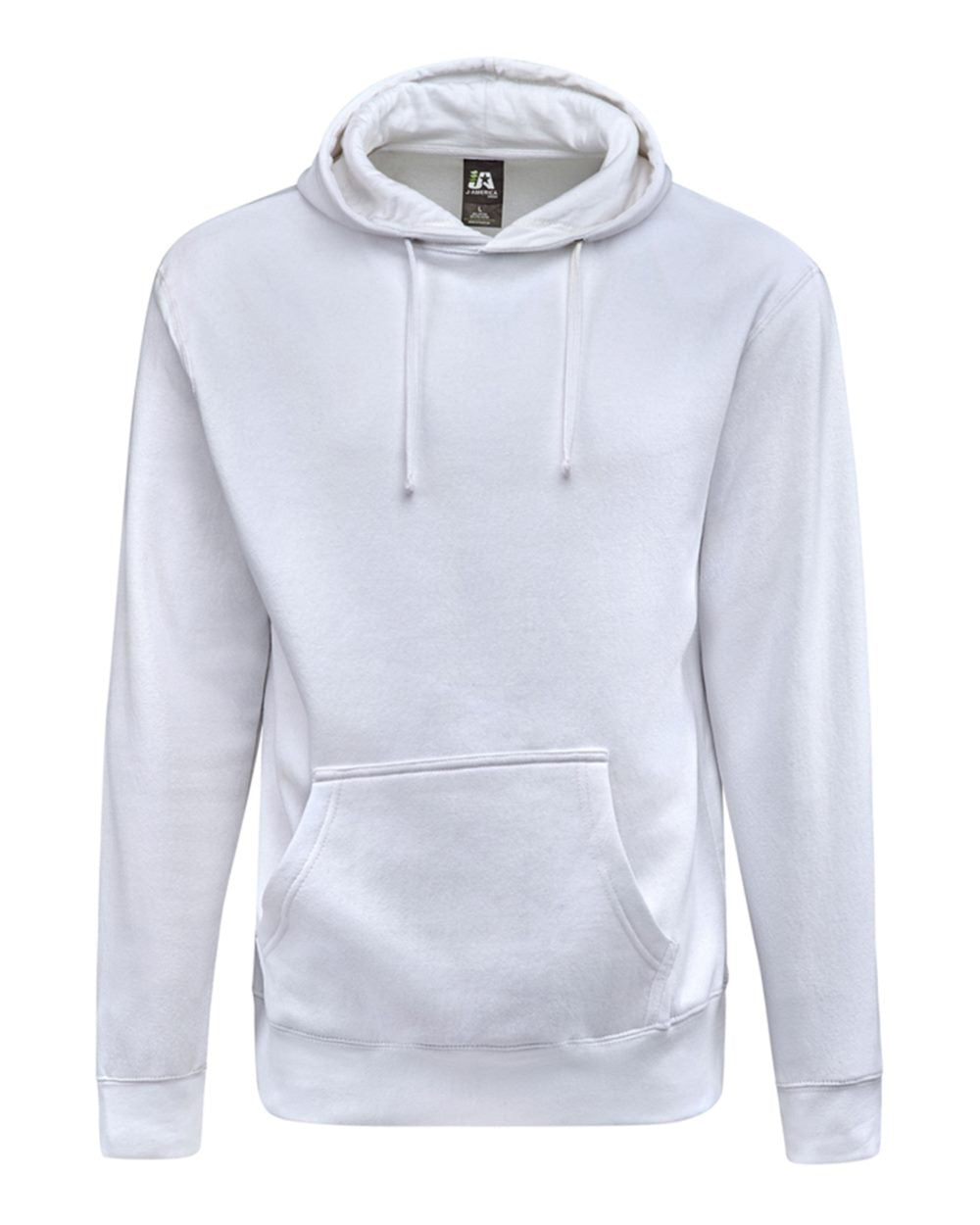 Unisex BTB Fleece Hooded Sweatshirt - Front - B13428003 - White