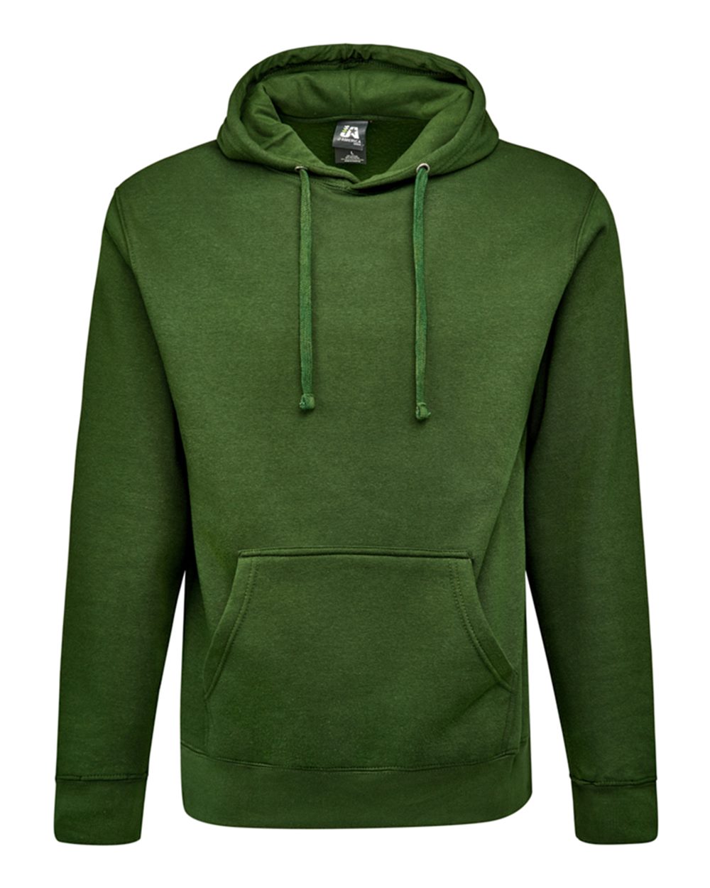 Unisex BTB Fleece Hooded Sweatshirt - Front - B13428543 - Forest Green