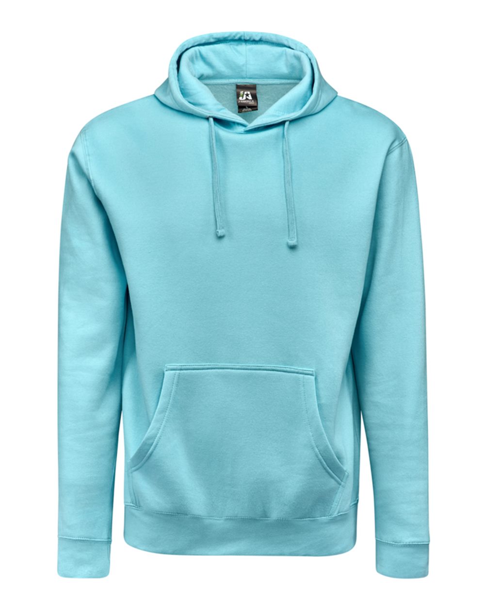 Unisex BTB Fleece Hooded Sweatshirt - Front - B13428633 - Sky
