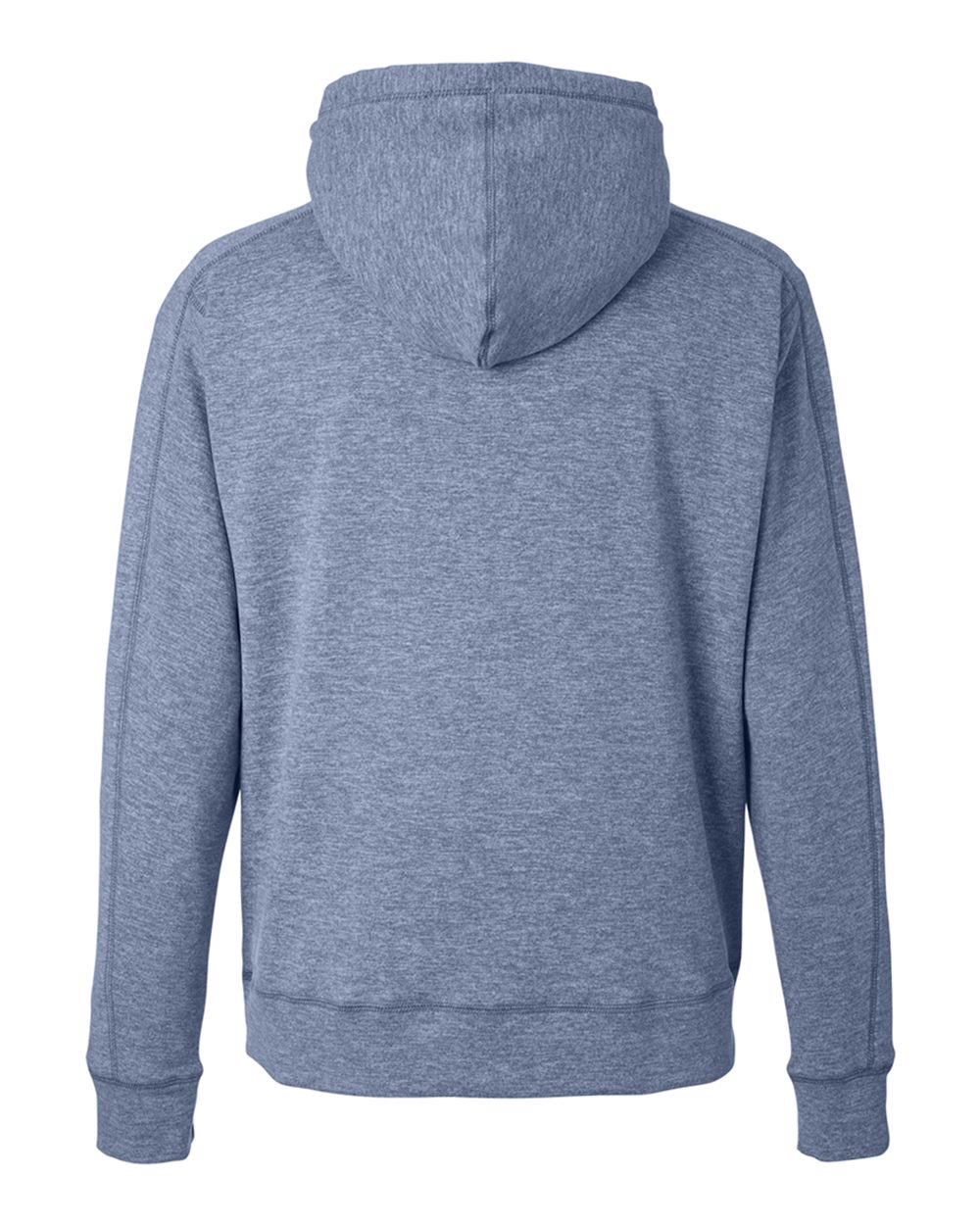 Unisex Electric Fleece Hooded Sweatshirt - Back - B18128103 - Electric Midnight