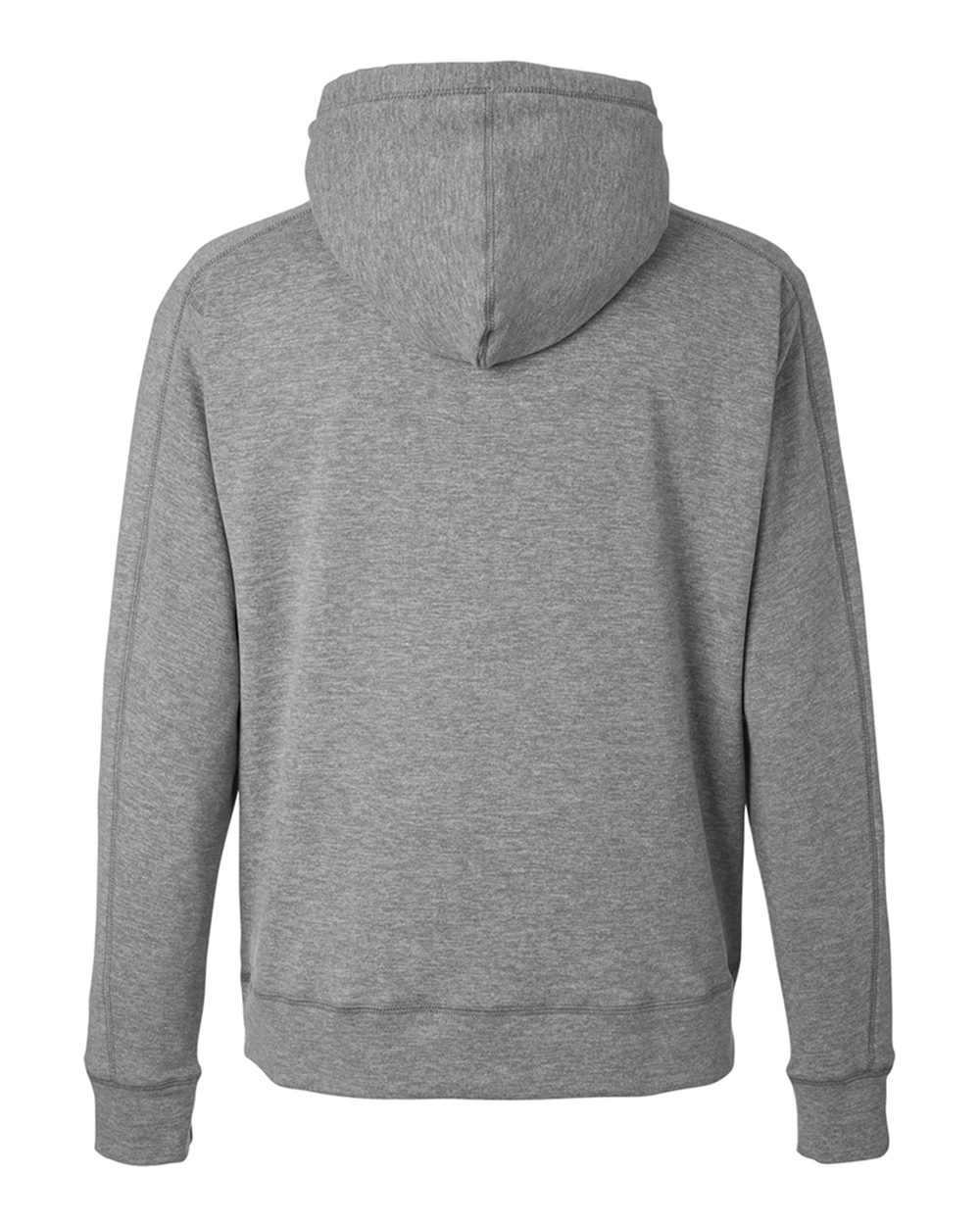 Unisex Electric Fleece Hooded Sweatshirt - Back - B18128113 - Electric Slate