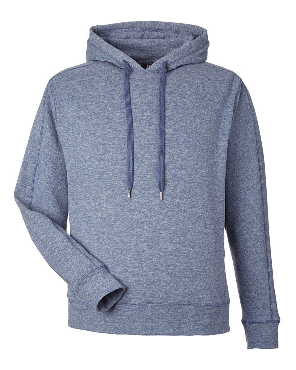Unisex Electric Fleece Hooded Sweatshirt - Front - B18128103 - Electric Midnight