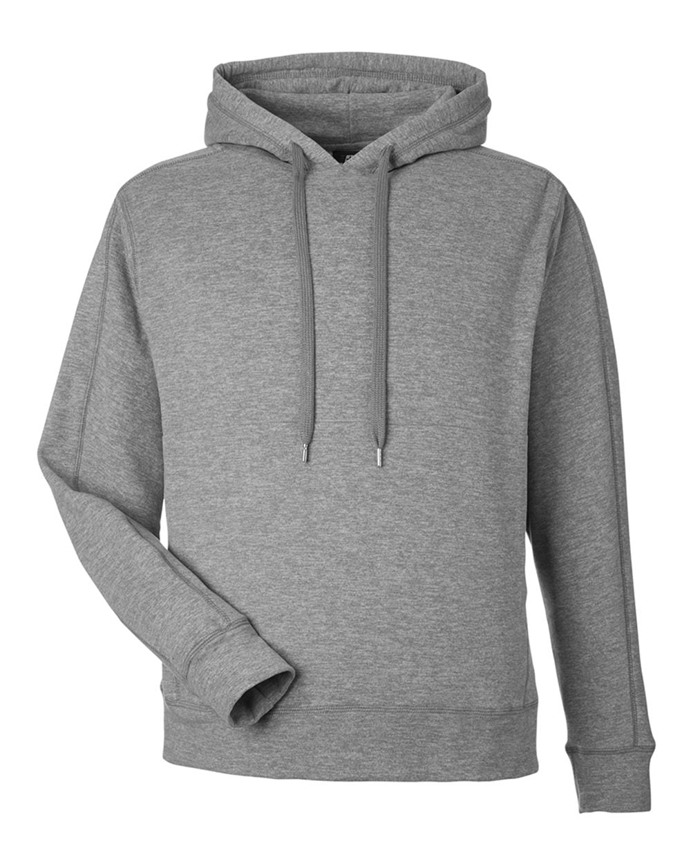Unisex Electric Fleece Hooded Sweatshirt - Front - B18128113 - Electric Slate