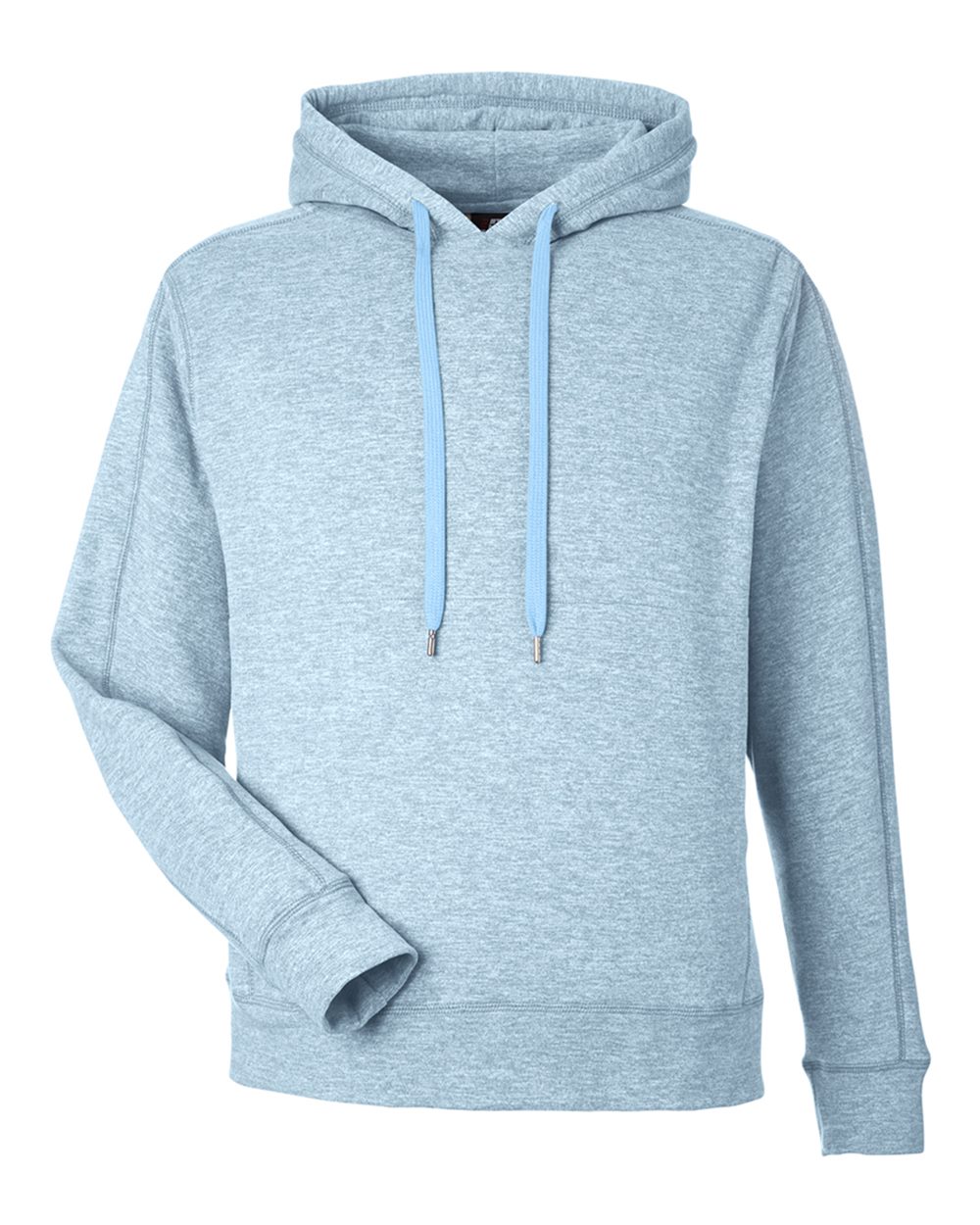 Unisex Electric Fleece Hooded Sweatshirt - Front - B18128633 - Electric Sky