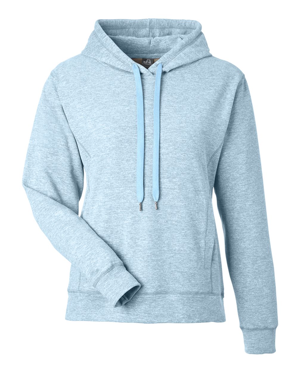 Women's Electric Fleece Hooded Sweatshirt - Front - B18528633 - Electric Sky