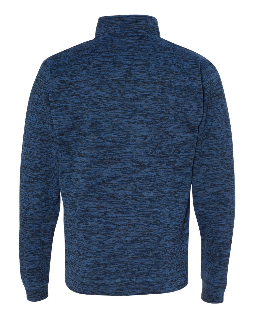 Men's Cosmic Fleece Quarter-Zip Sweatshirt - Back - B24528753 - Royal Fleck