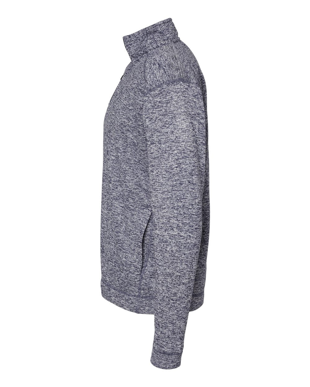 Men's Cosmic Fleece Quarter-Zip Sweatshirt - DirectSide - B24528653 - Navy Fleck