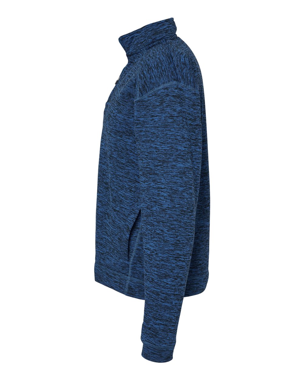 Men's Cosmic Fleece Quarter-Zip Sweatshirt - DirectSide - B24528753 - Royal Fleck